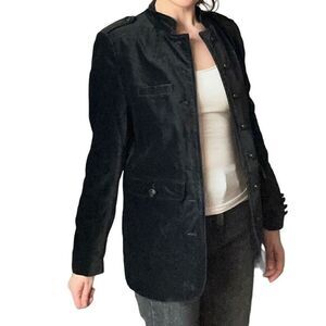 Black Velvet Women's Festive Blazer